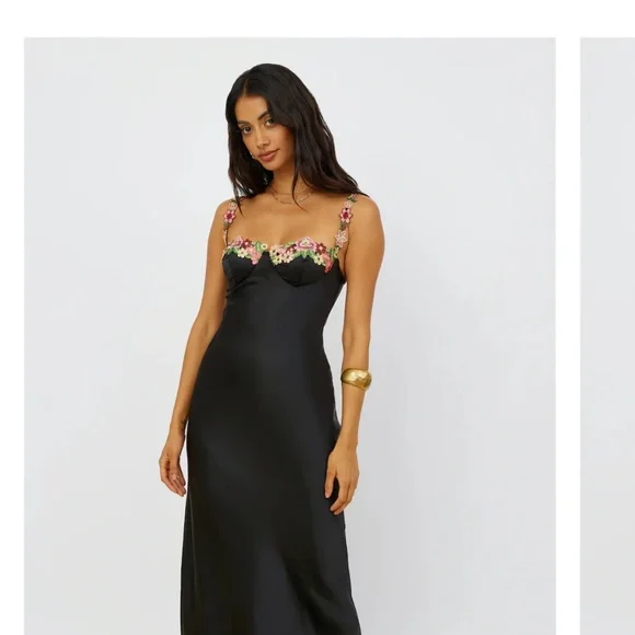 Magnetic Forces Maxi Dress Black - Picture 2 of 8